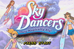 Sky Dancers - They Magically Fly! Title Screen